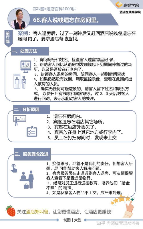 妥善處理客人物品遺留，酒店管理中的服務(wù)與風險管控